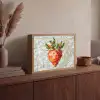 Aardbei - Rood - Mozaïek - Fruit Light Box met batterij (Wandlamp) middel -sfeer2