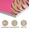 Tijger - Modern - Neon PET vilt klein -closeup_NL