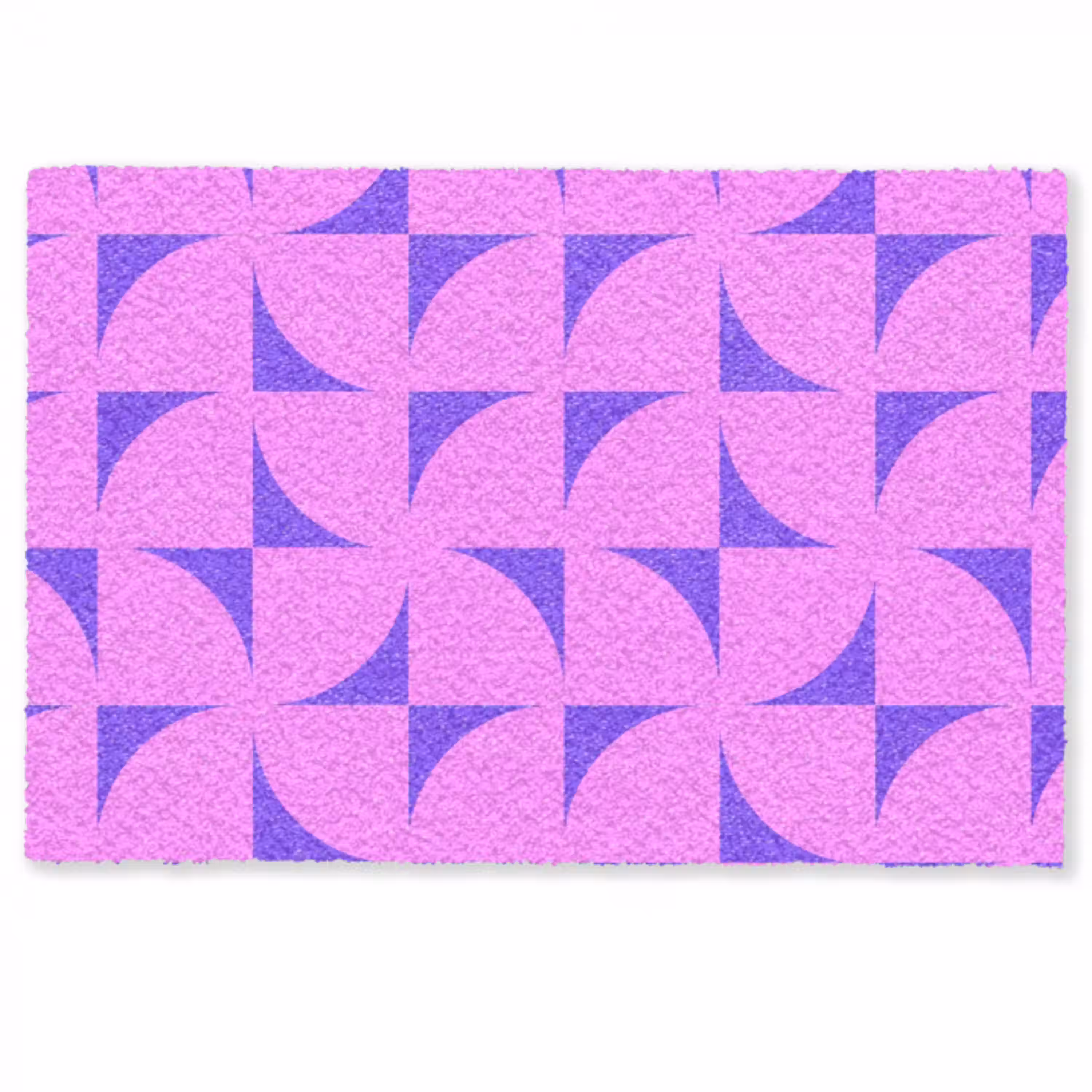 Kwadranten - Paars - Roze - Vierkanten Deurmat klein 898 -zkaufland3d
