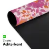 Bloemenpatroon - Roze - Oranje - Bloemen Muismat XXL klein -sfeer2