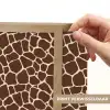 Patroon - Giraf - Bruin Light Box met batterij (Wandlamp) middel 907 -USP_websiteprintNL