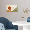 Zon - Abstract - Takken - Oranje poster papier klein -sfeer3