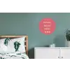 BBQ - Quote - Roze - Zomer Wandcirkel aluminium klein -slaapkamer