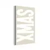 Xmas - Kerst - Japandi - Kerstversiering aluminium wit klein -3d
