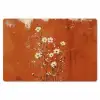 Bloemen - Wit - Subtiel - Roestkleur Placemat vinyl groot -zzsfeer1_Kitchenyeah-website