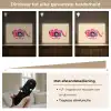 Camera - Memories - Roze - Geschilderd Light Box met batterij (Wandlamp) middel -USP_dimbaarNL
