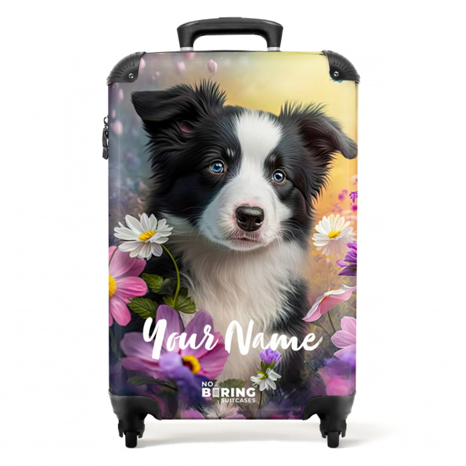 Wessel Woef NBS - Handbagage koffer - Kinderen Unisex middel -productfoto_recht