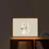 Eenhoorn - Wit - Stippen Light Box met batterij (Wandlamp kind) middel -sfeer1_kind