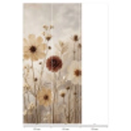 Wilde bloemen - Botanisch - Vintage - Natuur - Rustiek Behang Vlies klein -USP_banen