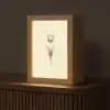 Illustratie - Tulp - Zwart Light Box met kabel (Tafellamp) klein -z3d_website