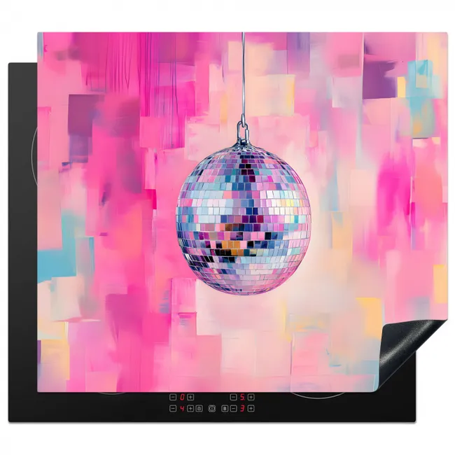 Discobal - Pink - Verf Inductie beschermer vinyl 3mm middel -3d