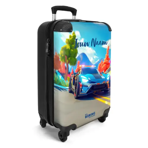 Sirene speedcar NBS - Handbagage koffer - Kinderen Unisex middel -productfoto_3d