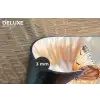 Vlinder - Bloem - Oranje Placemat vinyl groot -closeup