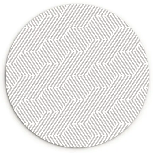 Grafisch - Patroon - Modern -  Geometrisch Wandcirkel plexiglas klein 852 -3d