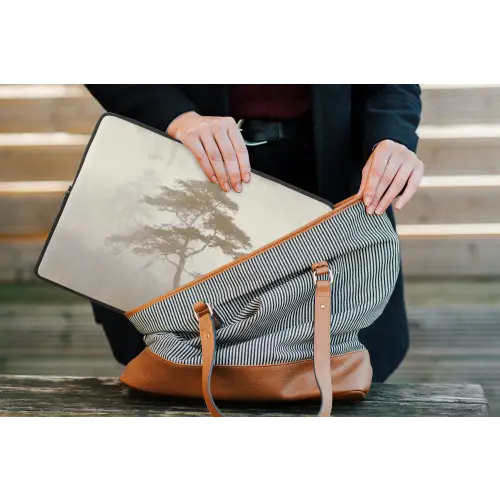 Boom - Oosterse stijl - Landschap laptophoes neopreen klein -tas