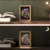 Graffiti - Sport - Wielrennen - Fiets Light Box met kabel (Tafellamp) klein -sfeer3