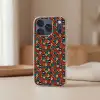 Bruin - Retro - Disco - Patroon Telefoonhoesje iPhone 17 Pro klein 878 -sfeer2