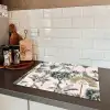 Inductie afdekplaat - Vintage - Jungle - Dieren - Natuur - Inductie beschermer Inductie beschermer vinyl 3mm groot -sfeer3