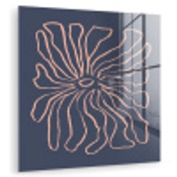 Bloemen - Bohemian - Roze - Pastel plexiglas 5mm klein -zzzproduct_nieuw