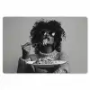 Vrouw - Pasta - Zwart - Wit Placemat vinyl groot -zzsfeer1_Kitchenyeah-website