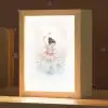 Ballerina - Fee - Roze Light Box met kabel klein -zzz_3d_website