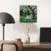 Vrouw - Boom - Boek - Mandje plexiglas 5mm klein -sfeer6