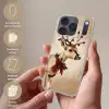 Gewei - Kerst - Rendier - Rood Telefoonhoesje iPhone 17 Pro klein -sfeer3_NL
