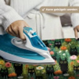 Katten - Bloemen - Kleurrijk Wandkleed katoen klein 269 -tsfeer9_DE
