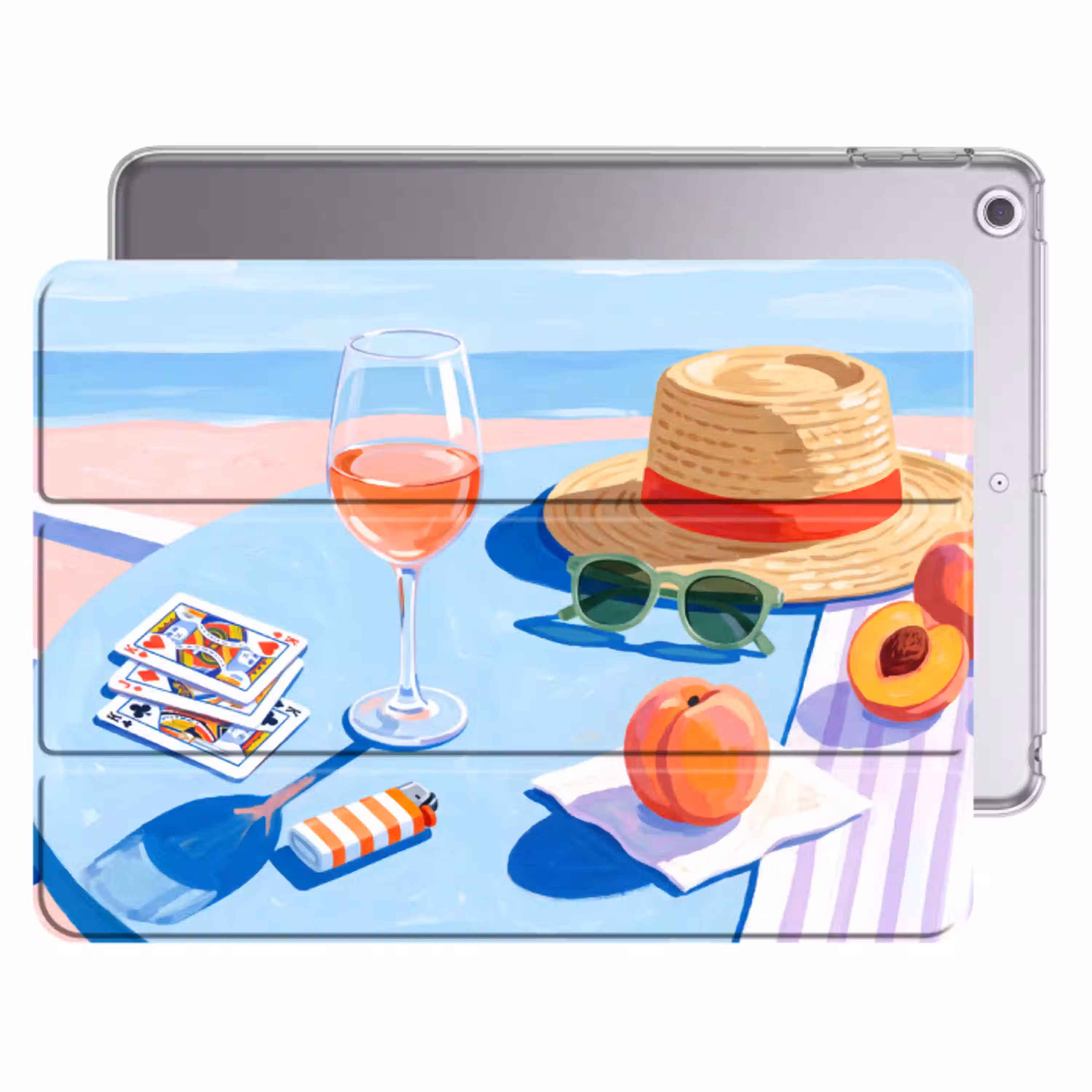 Strand - Picknick - Zomer Apple iPad 2017 middel -threedimensional_3d_global