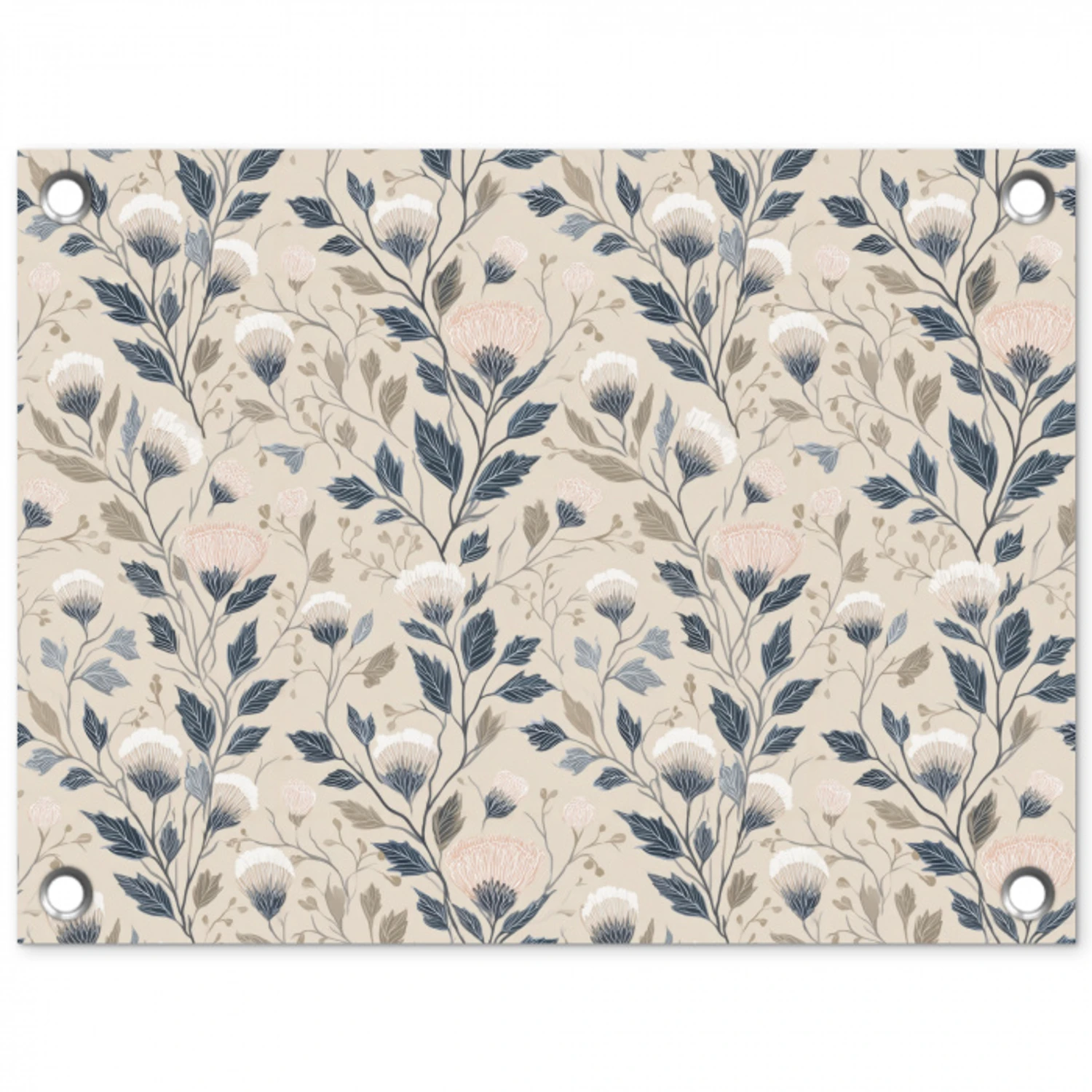 Klassiek - Botanisch - Kleurrijk tuinposter los doek klein 239 -3d