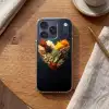 Specerijen - Mix - Hartvorm - Zwart Telefoonhoesje iPhone 17 Pro klein -sfeer1