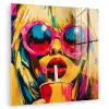 Zonnebril - Roze - Vrouw - Rietje plexiglas 5mm klein -zzzproduct_nieuw