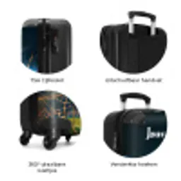 Geweldige goal NBS - Handbagage koffer - Kinderen Unisex middel zzzzzzzbolletjes_NL