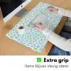 Giraf - Modern - Blauw Muismat XXL klein 681 -sfeer3
