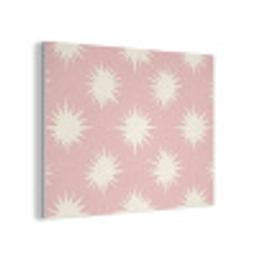 Zonnen - Patroon - Roze PET vilt klein 837 -3d