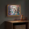Dolfijn - Vissen - Onderwaterwereld - Bloemen Light Box met batterij (Wandlamp kind) middel -sfeer5_kind