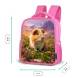 Cavia - Natuur - Dier Kinderrugzak - Roze middel -productfoto_formaten