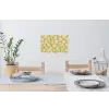 Bloemen - Roze - Getekend - Patroon Muursticker klein -eettafel