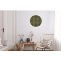 Ritmisch - Effect - Groen Wandcirkel aluminium klein 190 -woonkamer