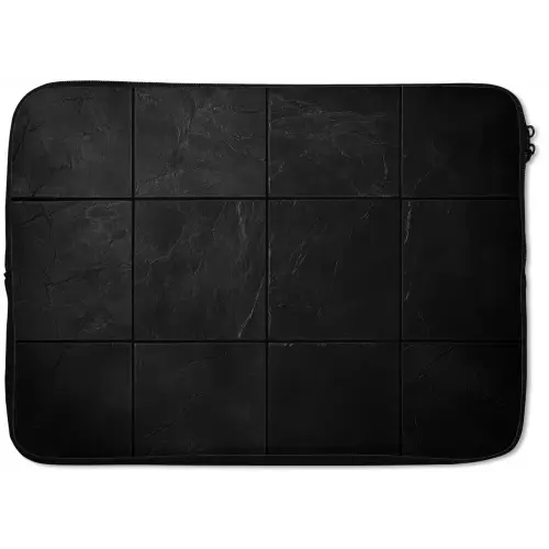 Zwart - Tegels laptophoes neopreen klein -zkaufland3dotto