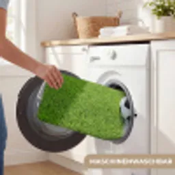 Voetbal - Grasveld - Sport - Groen Badmat klein -USP_WasbaarDE
