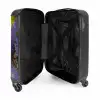 Pad met paarse lavendelstruiken NBS - Handbagage koffer - Kinderen Unisex middel -binnenkant