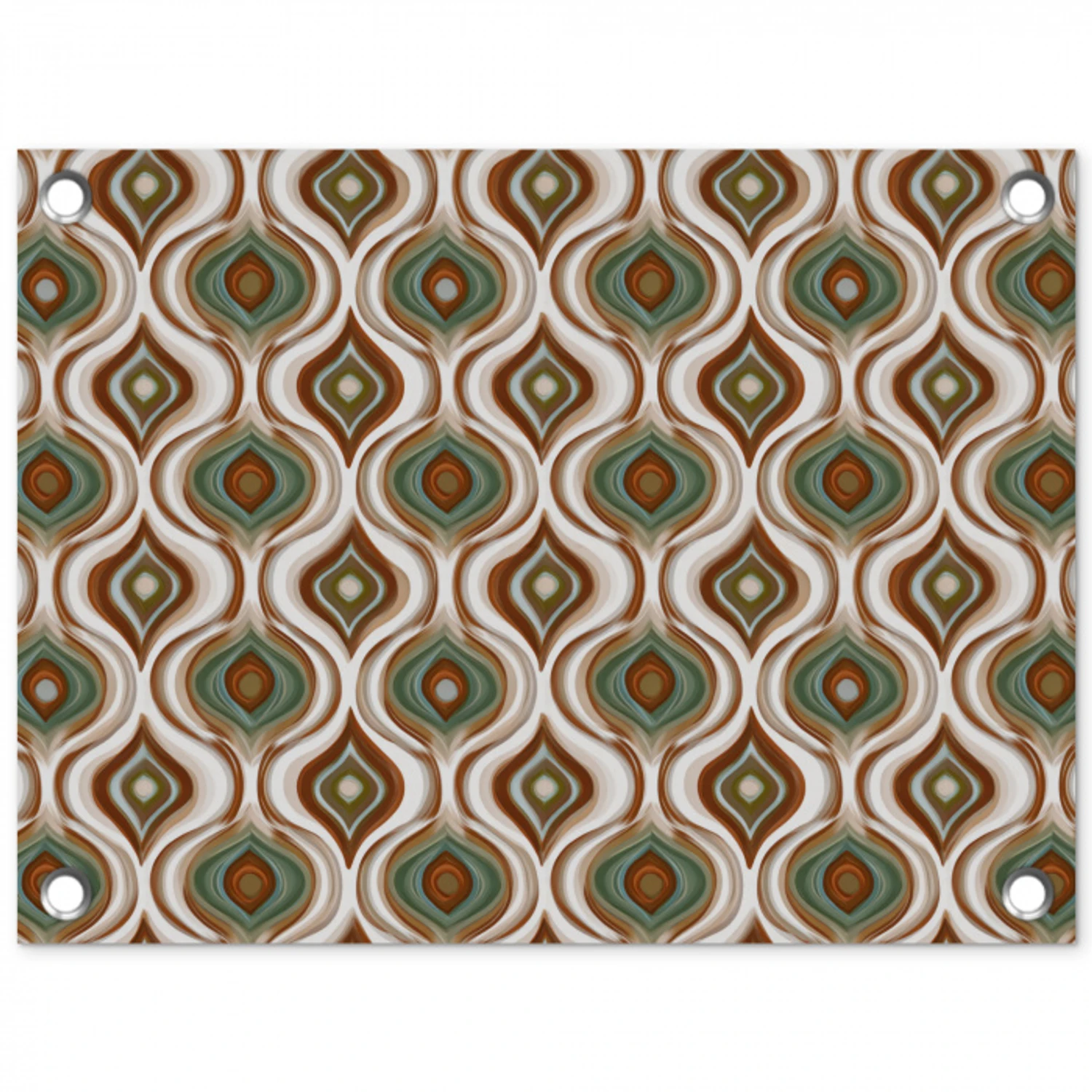 Motief - Patroon - Kleurrijk tuinposter los doek klein 239 -3d
