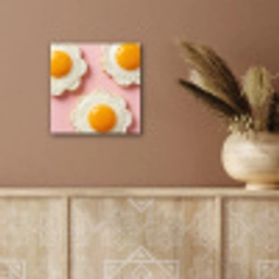 Eieren - Bloem - Roze aluminium wit klein -sfeer4