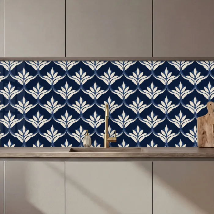Modern - Ontwerp - Blauw keuken achterwand 2 middel 871 zz_3dshopping