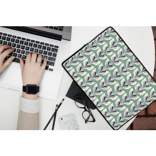 Retro - Modern - Groen laptophoes neopreen klein 279 -bureau
