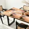 Zonlicht - Mist - Bergen - Bomen Placemat vinyl groot -zzsfeer4_Kitchenyeah-website