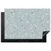 Klassiek - Bloemen - Blauw Inductie beschermer vinyl 3mm klein 276 -3d