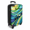 Retro racer NBS - Handbagage koffer - Kinderen Unisex middel -productfoto_3d