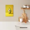 Avocado - Discobal - Geel - Glitter KitchenYeah - Keuken - Canvas klein -sfeer1